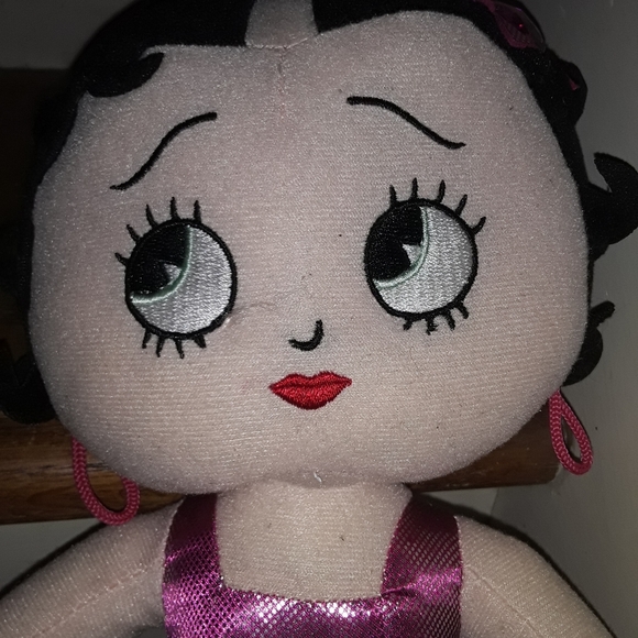 Betty Boop High fashion long pink dress cloth Body Doll 15 inches - Picture 2 of 3